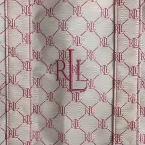 Ralph Lauren Pink Patterned Tote